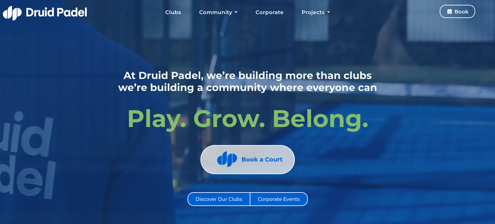 druidpadel website